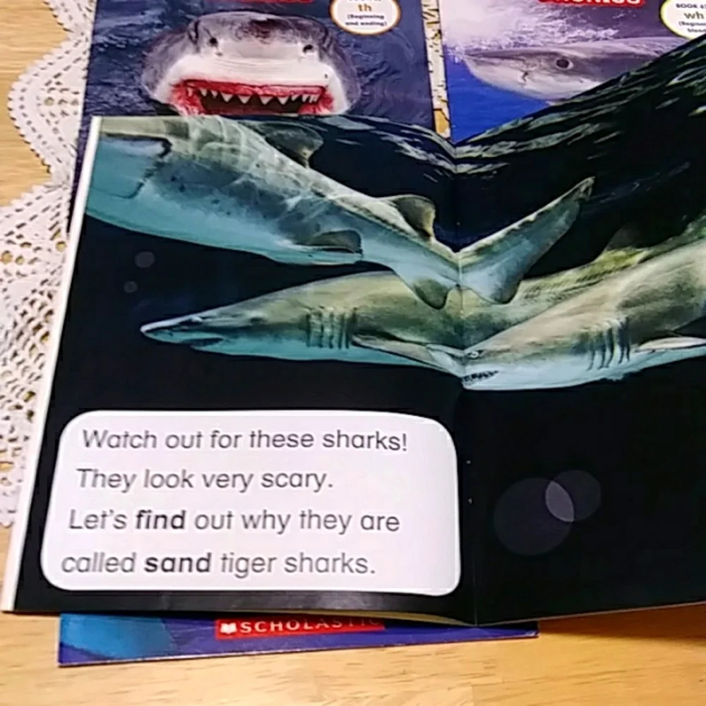 Sharks Phonics Readers, scholastic early readers
